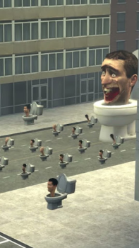 Scaricare skibidi toilet game Simulatori per Android Screenshot 3
