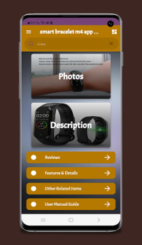 Scaricare Smart bracelet m4 guide Stile di vita per Android Screenshot 2