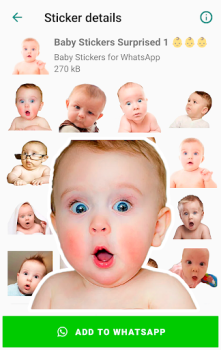 Scaricare Baby Stickers for WhatsApp Comunicazione per Android Screenshot 3