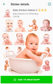 Scaricare Baby Stickers for WhatsApp Comunicazione per Android Screenshot 4