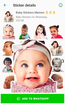 Scaricare Baby Stickers for WhatsApp Comunicazione per Android Screenshot 6
