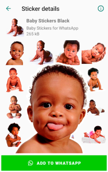 Scaricare Baby Stickers for WhatsApp Comunicazione per Android Screenshot 7