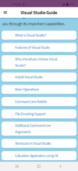 Scaricare Visual Studio Guide Strumenti per Android Screenshot 2