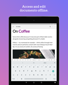 Scaricare Writer - Scrivi, discuti, sinc Lavoro per Android Screenshot 4