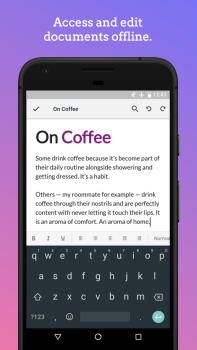 Scaricare Writer - Scrivi, discuti, sinc Lavoro per Android Screenshot 7
