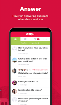 Scaricare ASKfm: Domando Anonime, Chat Sociale per Android Screenshot 4