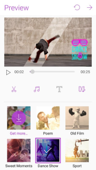Scaricare MiniMovie - Free Video and Slideshow Editor Lettori ed editor video per Android Screenshot 3