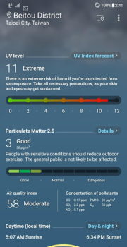 Scaricare ASUS Weather Meteo per Android Screenshot 2