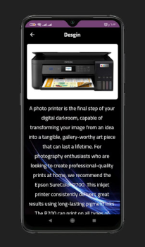 Scaricare Epson l805 Printer Guid Strumenti per Android Screenshot 2
