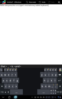 Scaricare A.I. tastiera Tablet Lavoro per Android Screenshot 7