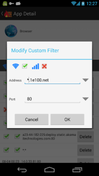 Scaricare NoRoot Firewall Lavoro per Android Screenshot 3