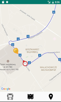 Scaricare BusGrodno Mappe e navigazione per Android Screenshot 2