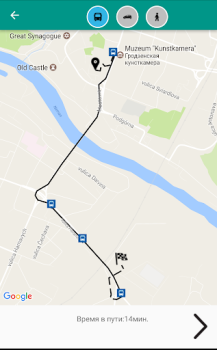 Scaricare BusGrodno Mappe e navigazione per Android Screenshot 3