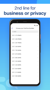 Scaricare Text Free: Second Phone Number Sociale per Android Screenshot 3