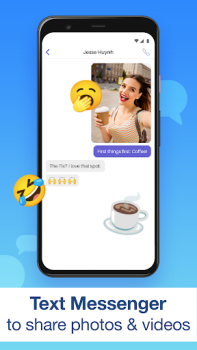 Scaricare Text Free: Second Phone Number Sociale per Android Screenshot 6