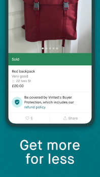Scaricare Vinted: vendi e compra vestiti Shopping per Android Screenshot 5