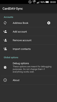 Scaricare CardDAV-Sync free Lavoro per Android Screenshot 5