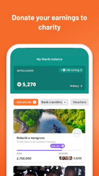 Scaricare WeWard - l'app per camminare Salute e fitness per Android Screenshot 3