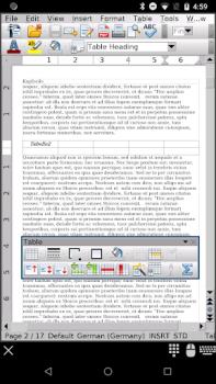Scaricare AndrOpen Office Affari per Android Screenshot 2