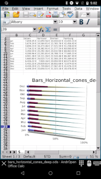 Scaricare AndrOpen Office Affari per Android Screenshot 3