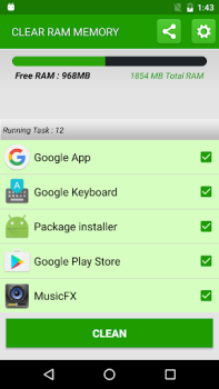 Scaricare Clean RAM Memory Strumenti per Android Screenshot 2