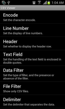 Scaricare CSV Viewer Affari per Android Screenshot 2