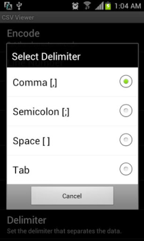 Scaricare CSV Viewer Affari per Android Screenshot 3