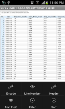 Scaricare CSV Viewer Affari per Android Screenshot 7