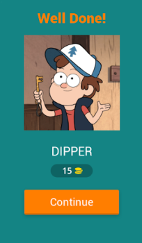 Scaricare Gravity Falls GAME Giochi di parole per Android Screenshot 2