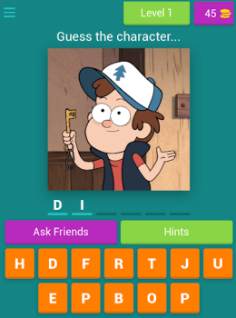 Scaricare Gravity Falls GAME Giochi di parole per Android Screenshot 7