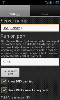 Scaricare DNS Server Strumenti per Android Screenshot 2