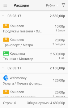Scaricare Contabilità domestica Finanza per Android Screenshot 3
