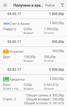Scaricare Contabilità domestica Finanza per Android Screenshot 5