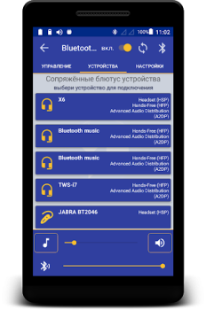 Scaricare Bluetooth Audio Widget Battery Affari per Android Screenshot 5