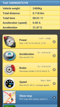 Scaricare Car Performance Meter, speedom Mappe e navigazione per Android Screenshot 4