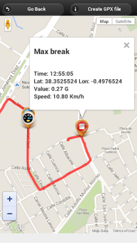 Scaricare Car Performance Meter, speedom Mappe e navigazione per Android Screenshot 5