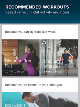 Scaricare Fitbit Coach Salute e fitness per Android Screenshot 5