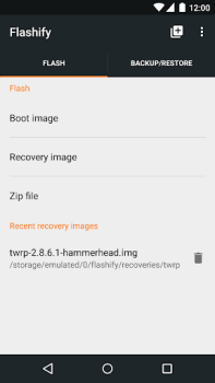 Scaricare Flashify (for root users) Strumenti per Android