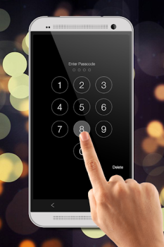 Scaricare Glowing Clock Locker Personalizzazione per Android Screenshot 3