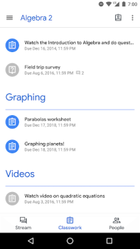 Scaricare Google Classroom Educazione per Android Screenshot 2