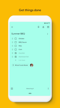 Scaricare Google Keep: note ed elenchi Lavoro per Android Screenshot 2