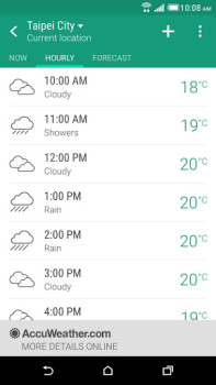 Scaricare HTC Meteo Meteo per Android Screenshot 2