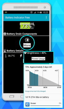 Scaricare indicatore batteria Strumenti per Android Screenshot 2