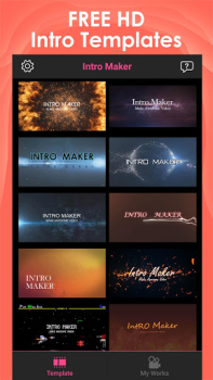 Scaricare Intro Maker -video intro outro Lettori ed editor video per Android