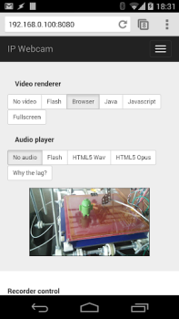 Scaricare IP Webcam Lettori ed editor video per Android Screenshot 3