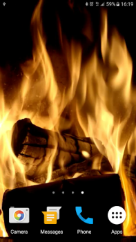 Scaricare Fireplace Live Wallpaper Personalizzazione per Android Screenshot 3