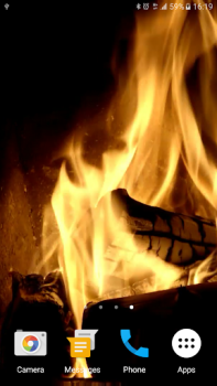 Scaricare Fireplace Live Wallpaper Personalizzazione per Android Screenshot 4