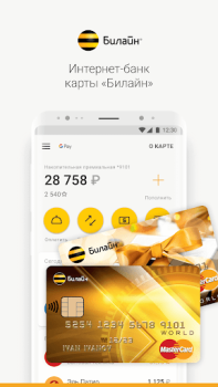 Карта Билайн