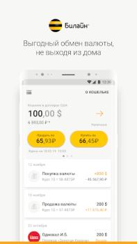 Карта Билайн