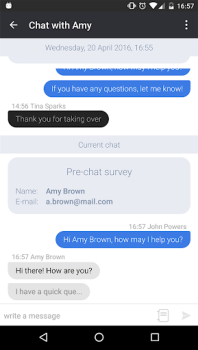 Scaricare LiveChat Affari per Android Screenshot 3